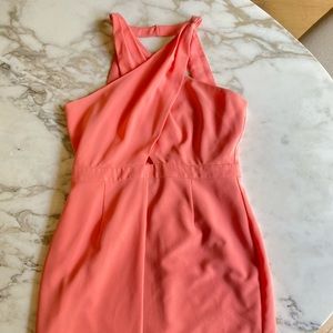 Cupcakes and cashmere coral dress sz 8